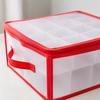 Storage Box Sturdy Transparent with Zippered Top Dust-Proof
