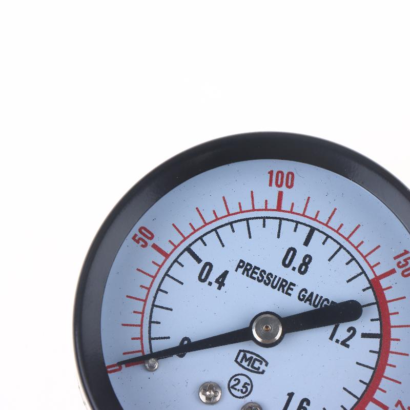 1Pcs 0-25Bar 0-10Bar 0-12Bar Hydraulic Fluid Measuring Instrument Air Compressor Pressure Gauge Diy Accessories