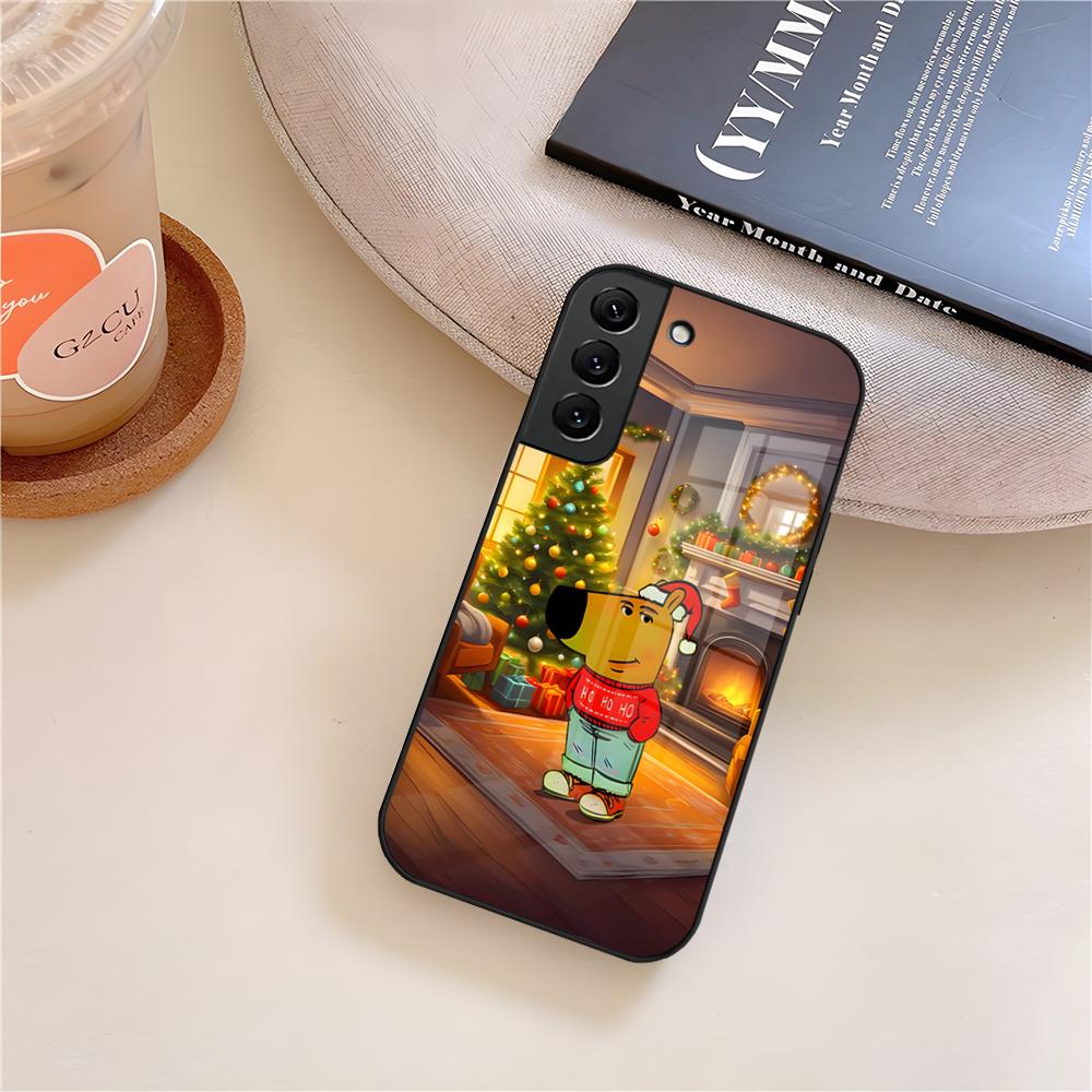 

Просто Расслабленный Парень Чехол для Телефона Стекло Для Samsung Galaxy S26 S25 S23 S24 S21 S22 S20 Ultra Fe Plus A15 A14 Чехол Galaxy S24 Plus