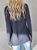 European & American Style Women's Solid Color Rhinestone Long Sleeve Cardigan