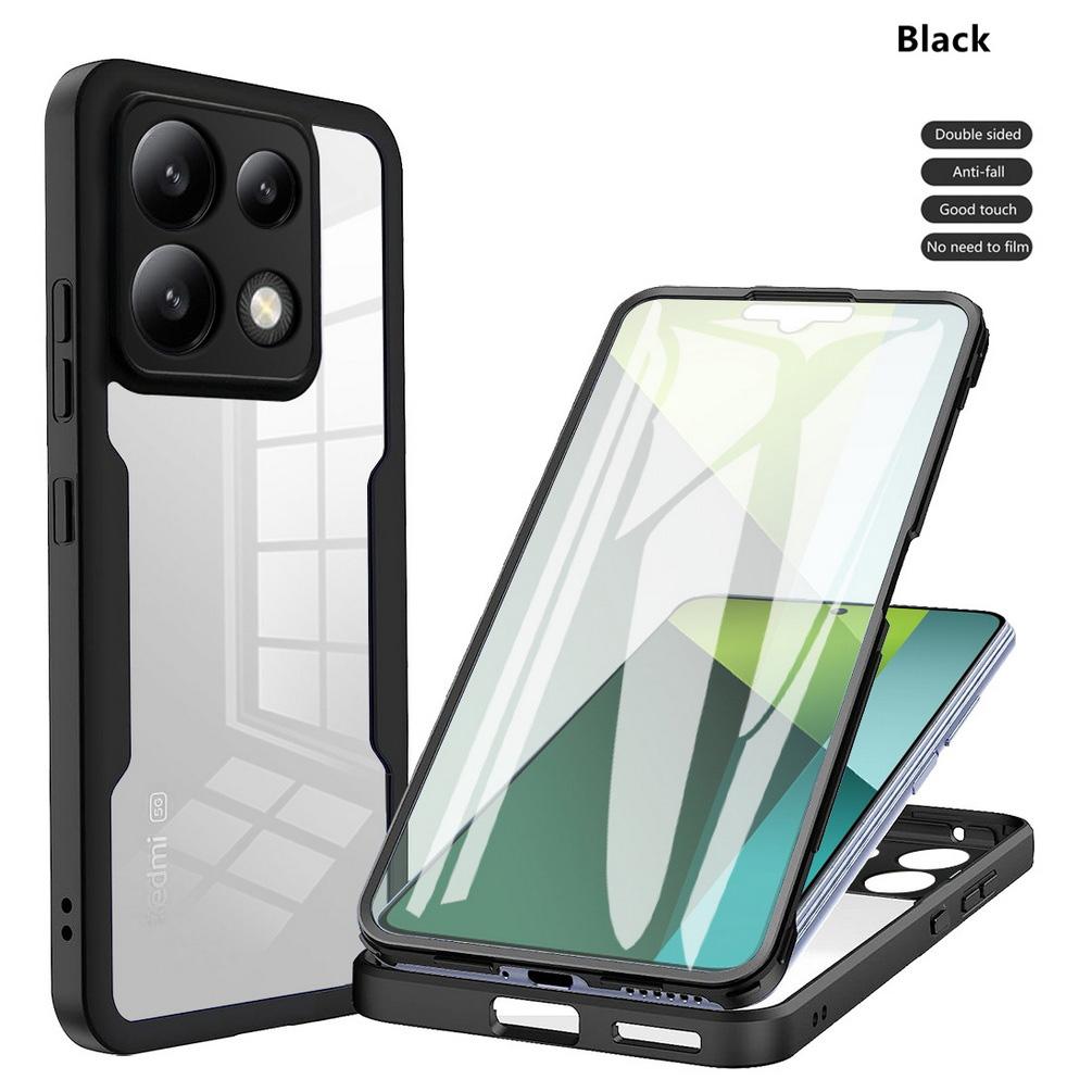 Fully Coverage case For POCO X6 Pro M6 Pro F5 Pro X5 X4 GT X4 Pro M4 Pro F3 X3 Pro C65 double protect shield cover