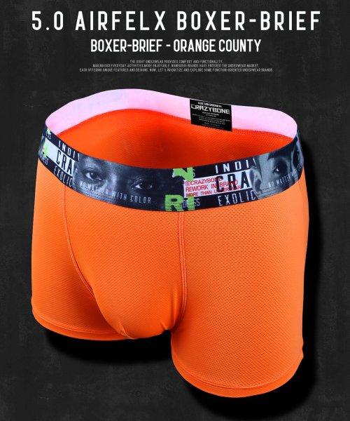 

[Crazybone] 5.0 AIRFLEX БОКСЕРЫ-БРИФЫ - ORANGE COUNTY [Отправка из Кореи] 100% Оригинал M