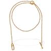 European & American Irregular Pig Nose OT Buckle Long Sweater Chain - High-End Stackable Stainless Steel Necklace for Women.