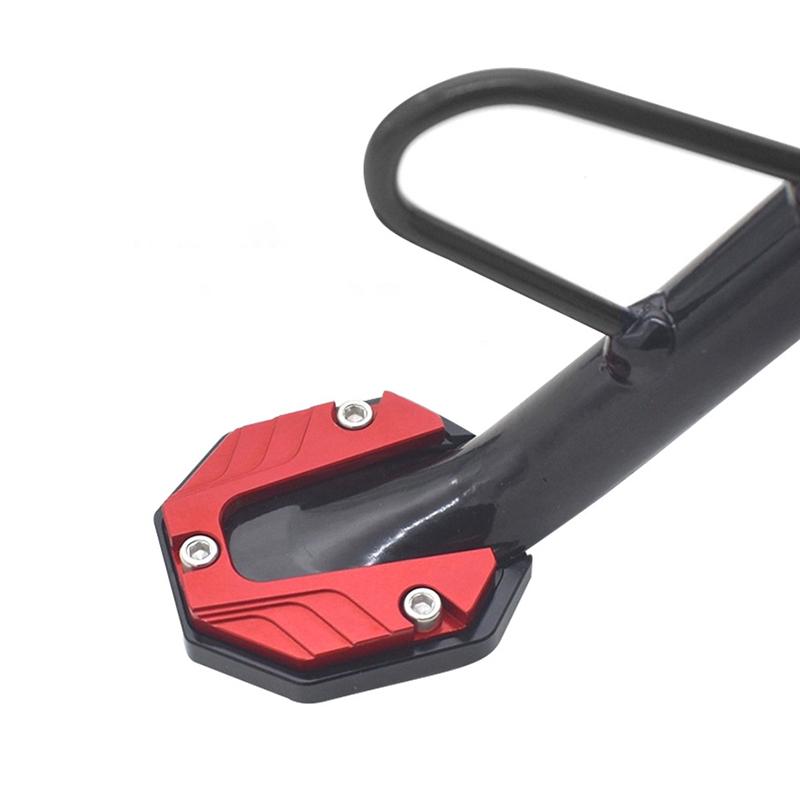Motorbike Accessories Extension Foot Pad Support Plate Aluminum Alloy Motorcycle Bike Kickstand Extender Foot Side Stand