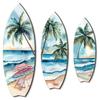 Retro Wooden Beach Surfboard Signs Colorful Surfboard Sign Pendant  Bedroom Home Decorations