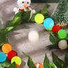 10pcs/set Glow In The Dark Christmas Elastic Ball Toys Christmas Decorations  Boys