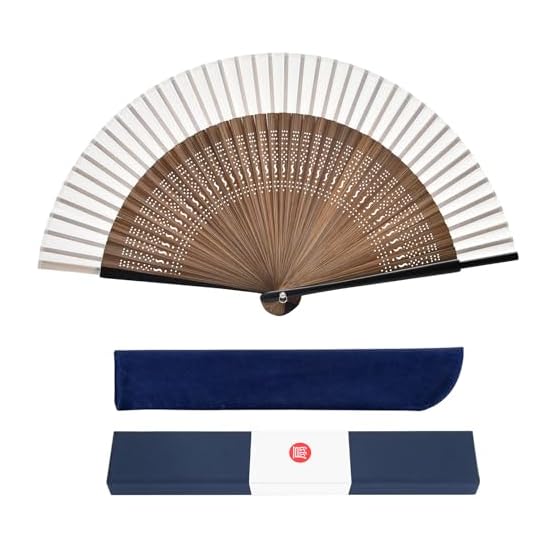 [Ganve] Folding Fan Men's Made in Japan Durable Popular Luxury Silk Folding Fan Stylish Men's Women'