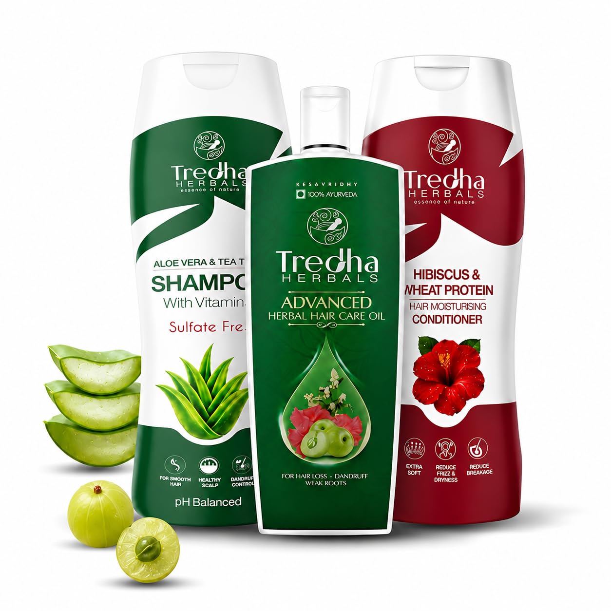Tredha Herbal Hair Care Kit |