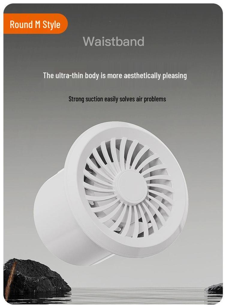 Wall-Mounted Bathroom & Kitchen Exhaust Fan - Powerful & Quiet Ventilation