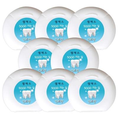 MS Dental Floss 50m Mint, 1 Pack, 8 Pieces