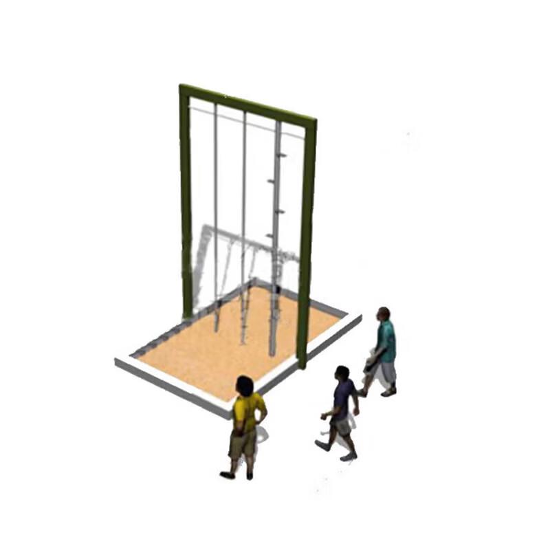 Outdoor Vertical Pile Training Rope