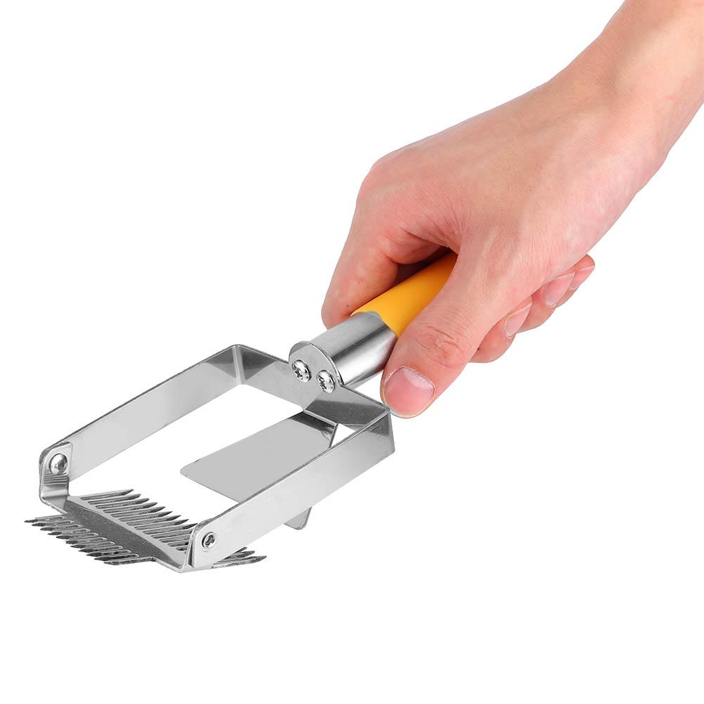 Stainless Steel Beehive Knife Scraper Beekeeping Uncapping Fork Tool Honey Equipment
