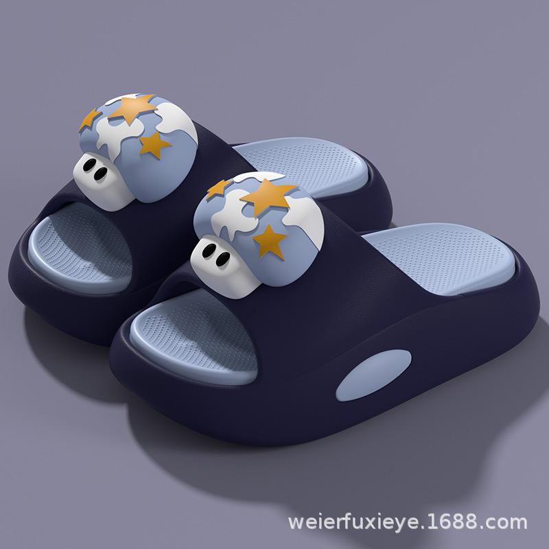 

Children s summer cartoon slippers for boys and girls, odor-resistant, non-slip, soft-soled, cute baby indoor bathing sandals 24-25Code【Inner Length1