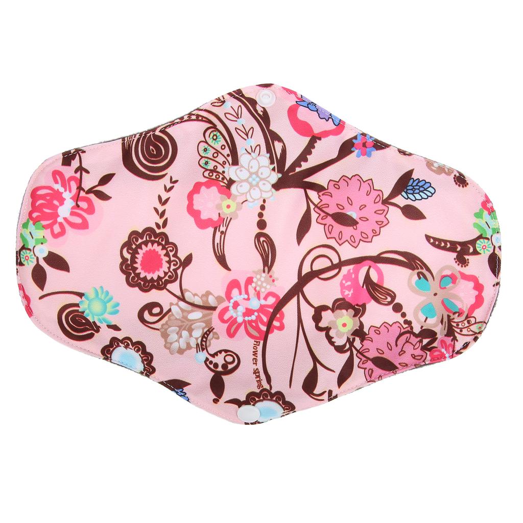 2Pcs Bamboo Charcoal Cloth Menstrual Pads Reusable Washable Charcoal Bamboo Mama ClothM15