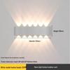 Ultra-Thin LED Waterproof Wall Light: Balcony, Hallway, Staircase, Corridor Spotlight with Colorful Single-Head Design for Bedside or KTV.