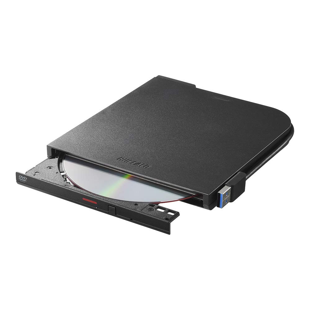 Buffalo BUFFALO compatible portable model USB3.2 (Gen1) DVD-ROM read-only DVSM-PTR8U3-BKA