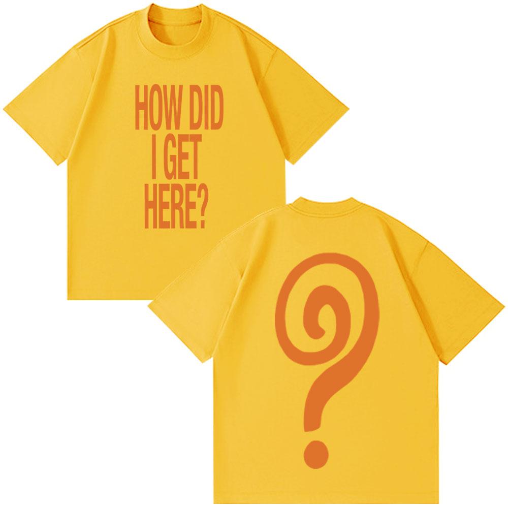 Singer Louis Tomlinson How Did I Get Here Tour 2026 Print T Shirt Men Women Hiphop Tshirt Shortsleeved Cotton Fashion Tshirs