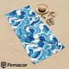 Blue Ocean Wave Art Cartoon Anime Beach Towel Microfiber Quick Dry Super Absorbent Soft Bath Towel for Kids Adults Travel
