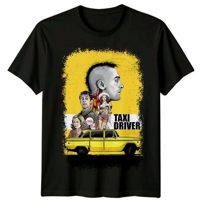 Taxi Driver (1976) Movie Poster Inspired T-Shirt Retro Tee Unisex