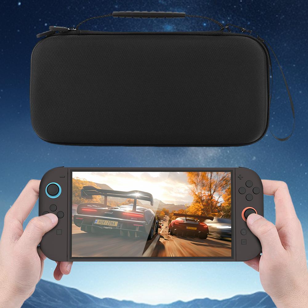 EVA Carrying Case for Switch 2 Protective Travel Bag with 10 Game Cards Holder Zipper Handbag for Switch 2 Handheld Game Console
