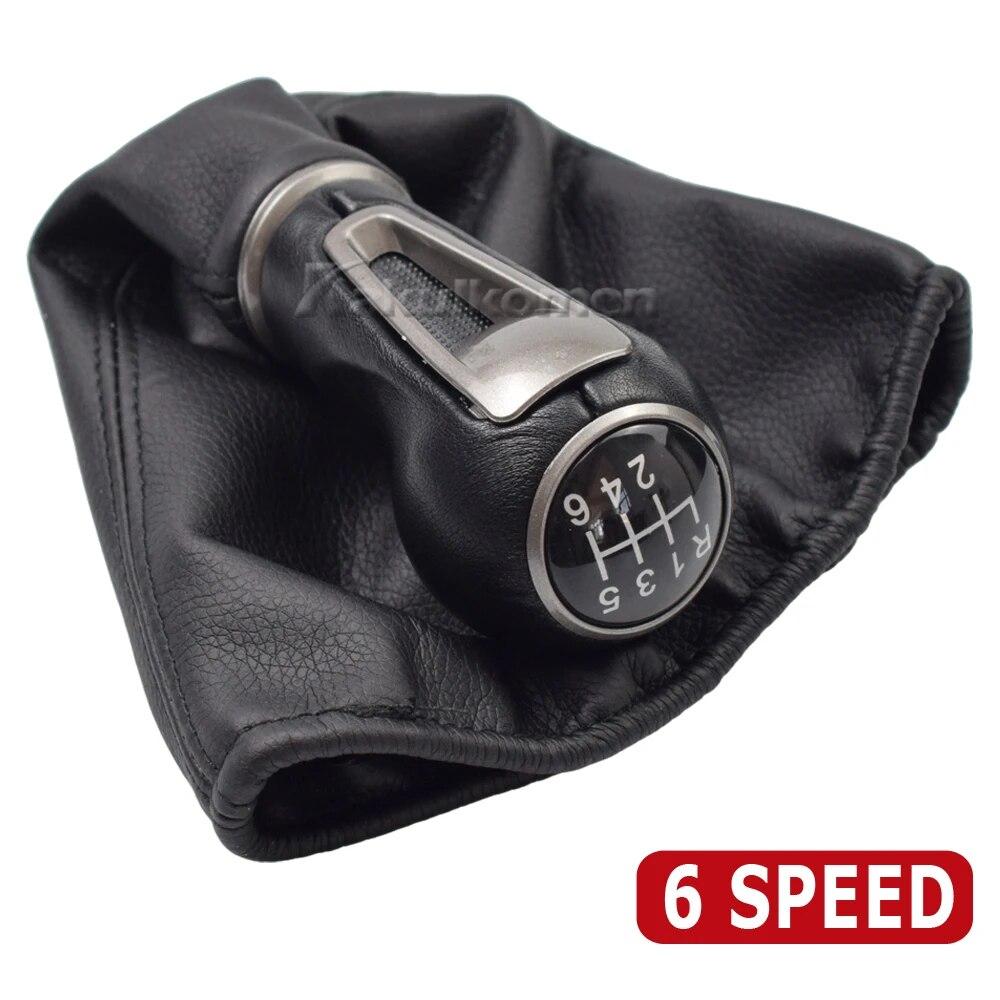 

Ручка переключения передач для SEAT IBIZA IV, ручная, 5-скоростная, 6-скоростная, автомобильная ручка, ручка переключения передач, гандбол с черными кожаными гетрами, чехол для багажника R6-Speed