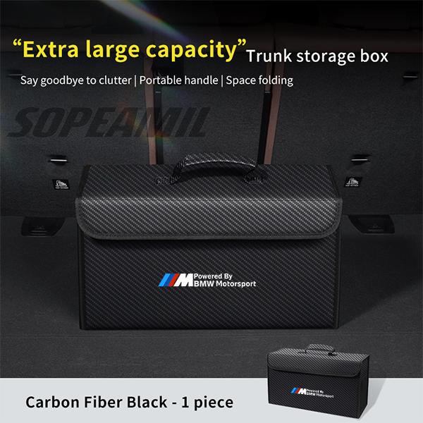 Car Trunk Storage Box Organizer Foldable Stowing Tidying Bag For BMW E39 E46 E60 E90 F10 F15 F20 F25 F30 G20 G30 X1 X3 X4 X5 X7