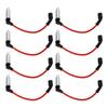 8pcs 10.2mm0.40in Spark Plug Wire Set 48322R Ignition Cable Replacement for Avalanche Corvette