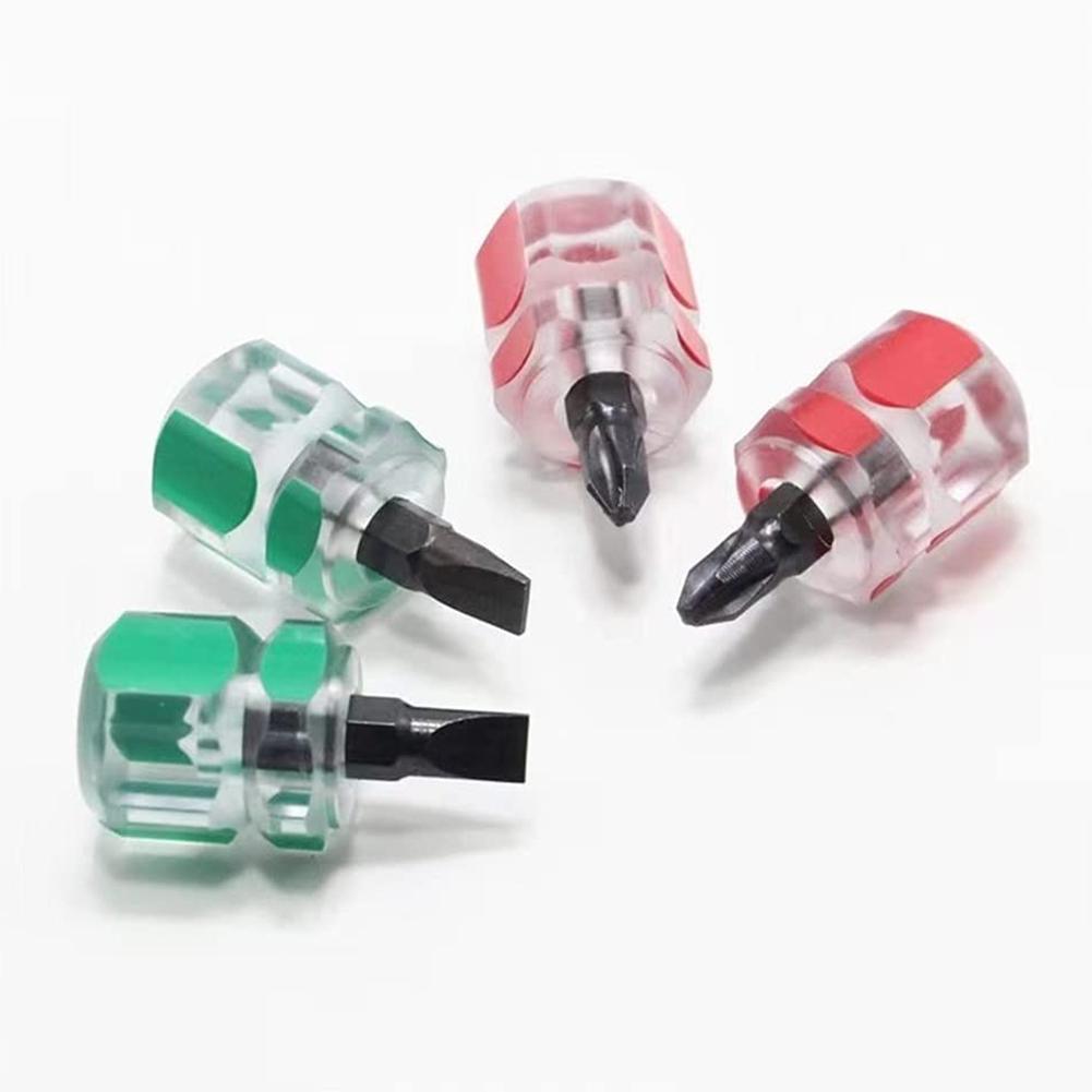 Tool Screwdriver Interchangeable Short Handle 6Pcs