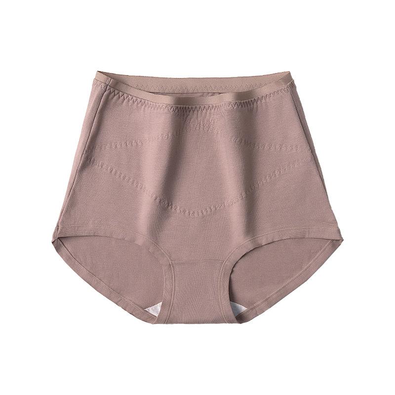 Women S High Waist Cotton Briefs Tummy Control Breathable Plus Size Underwear