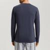 Hanro Long Sleeve T shirT  75053 Ombre Blue 