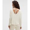 Lululemon Drapey Softstreme Boatneck Long Sleeve Shirt Light Ivory