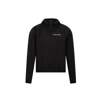 SS22 Logo Print Hooded Short Sports Jacket Women Jackets Black 4WS2O514-001