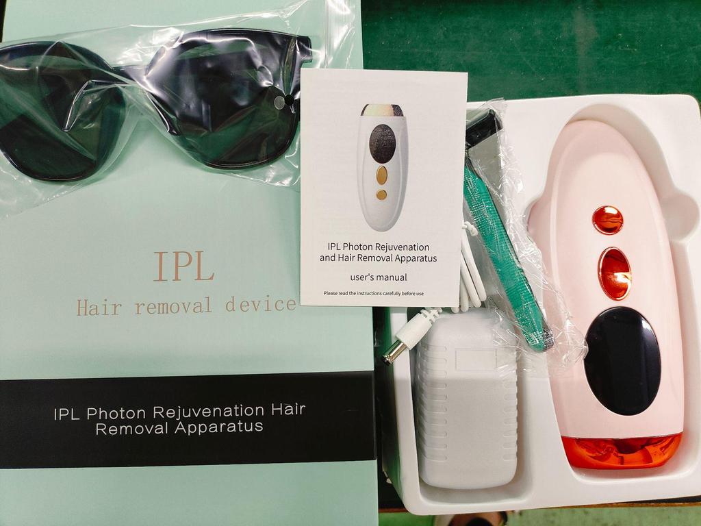 IPL Laser Hair Removal and Photorejuvenation Device - Portable, Painless Hair Removal System