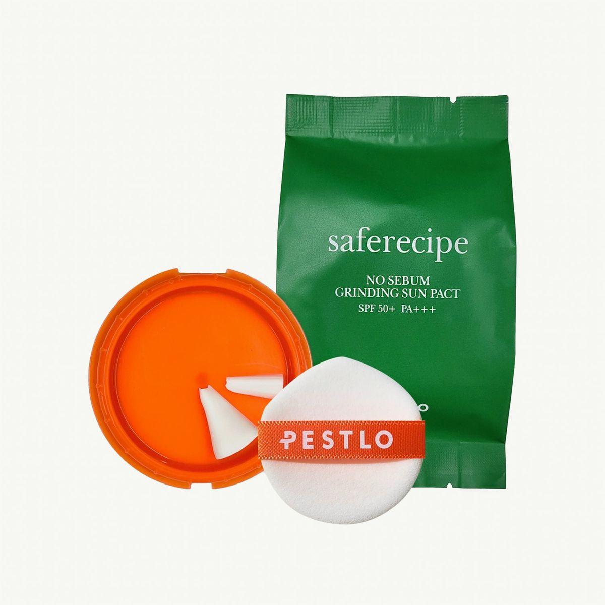 Safe Recipe No Sebum Grinding Sun Pact SPF 50+, PA+++ Refill