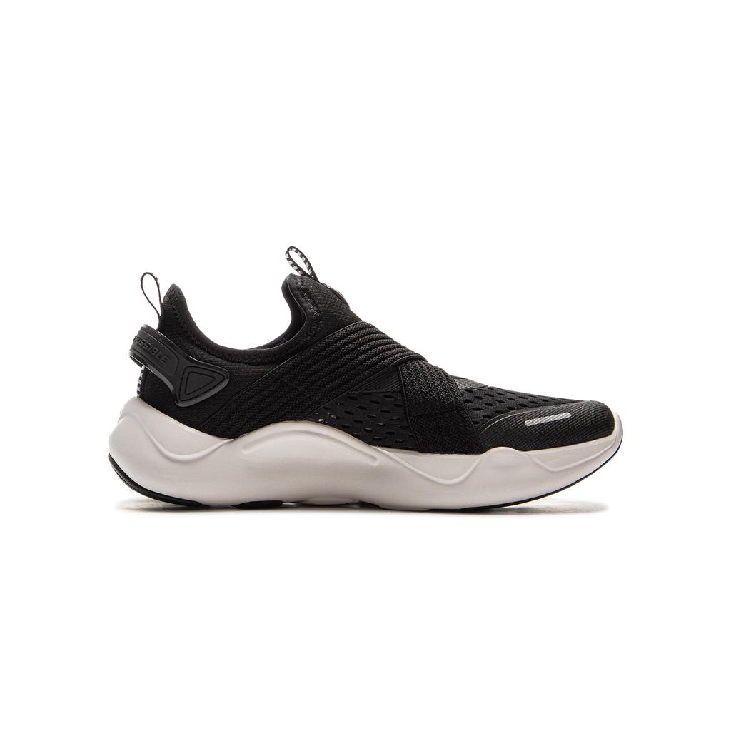 Li Ning Kids Sports Lifestyle Series Fashion Versatile Shock Absorption Rebound Low-Top Casual Shoes Kids sneaker Black YKCV076-1