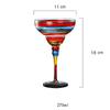 BRPainted Cocktail Crystal Glass Handmade Cocktail Cup Bar Retrostyle Margarita Cocktail Crystal Glass Home Tequila Highfoot GlassEY