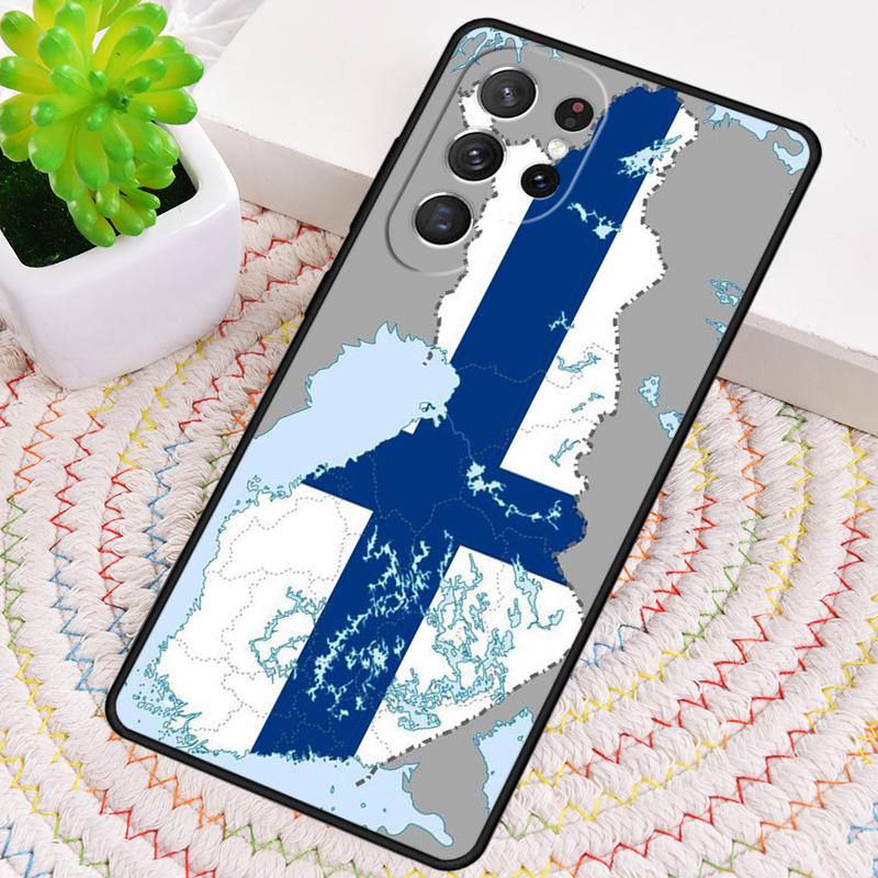 Finland Flag soft Phone Case for Samsung Galaxy note 10 pro S26 Ultra S23 S24 FE S25 S21 S22 PLUS shockproof Cove