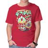 Unisex Crew Neck T-Shirt Death Tea Boba Graphic Short Sleeve Casual Tee