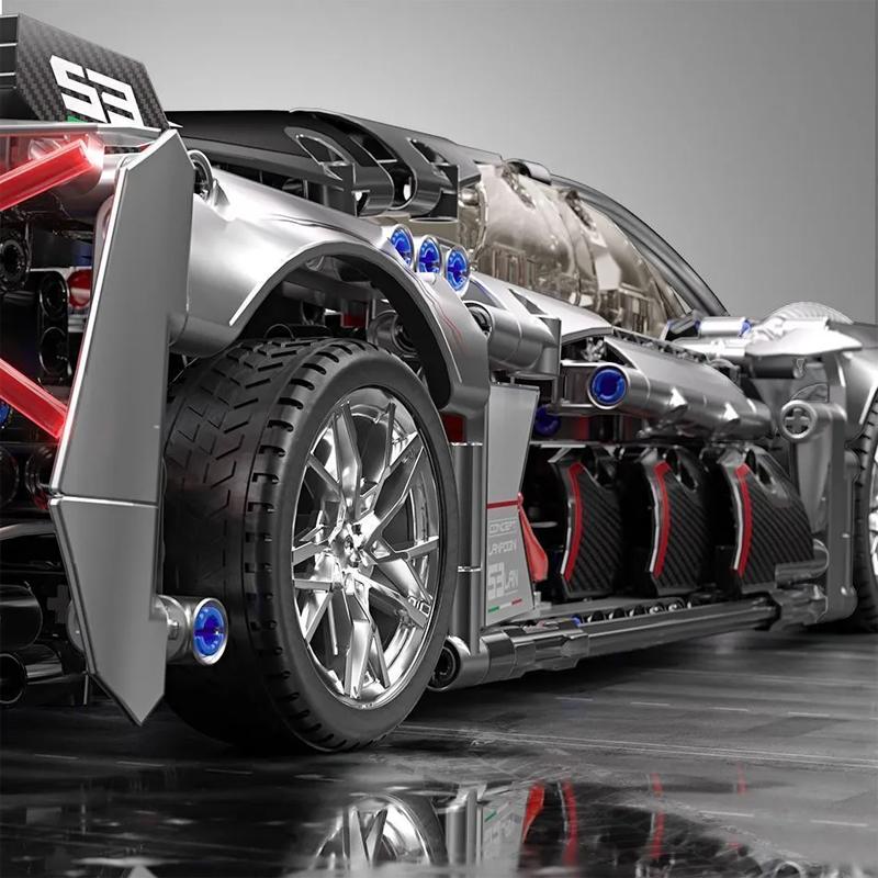 Technical Super 1:14 Sports Car Terzo Sian Building Blocks City Speed Famous Vehicle Bricks Assemble Toys Kid Gift