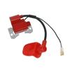 Red/Black Ignition Coil High Pressure 43cc 47cc 49cc Spark Coil Performance Engine Ignition Mini Quad Pocket Dirt Bike ATV