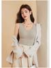 Women's Lyocell Warm Vest with Integrated Bra - Slimming Autumn/Winter Base Layer