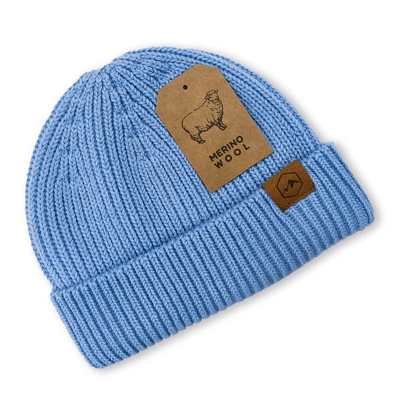 Recycled Acrylic Knit Short Cuff Trawler Winter Watch Cap Docker Hat Fisherman Beanie
