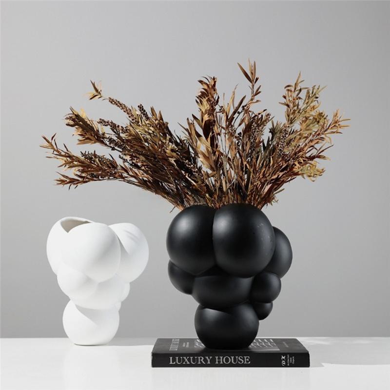 M-Modern-Ins Nordic Bubble Cloud Vase Handicraft Decoration Vase