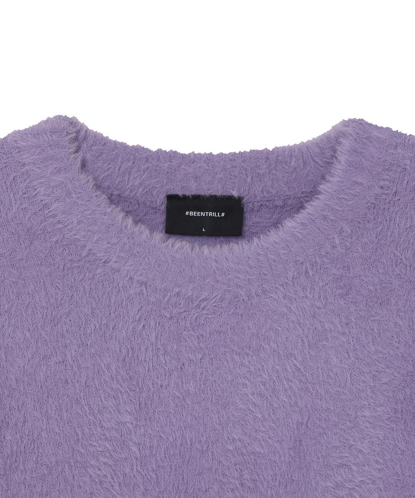 BEENTRILL Hairy Knit (Purple)