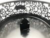 Ansimple Iron Mosquito Coil Holder, Mosquito Coil Case, Mosquito Coil Case, Mosquito Coil Stand, Lotus Motif, Glossy Finish, Suitable for Indoor and O