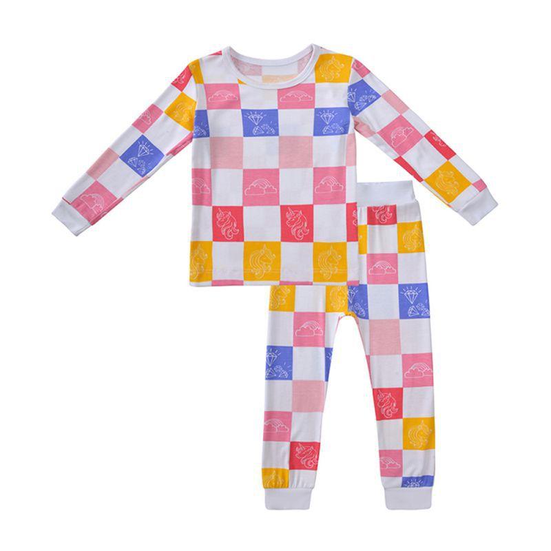 1-13 Years Kids Underwear Sweatshirt and Pants Set Loungewear