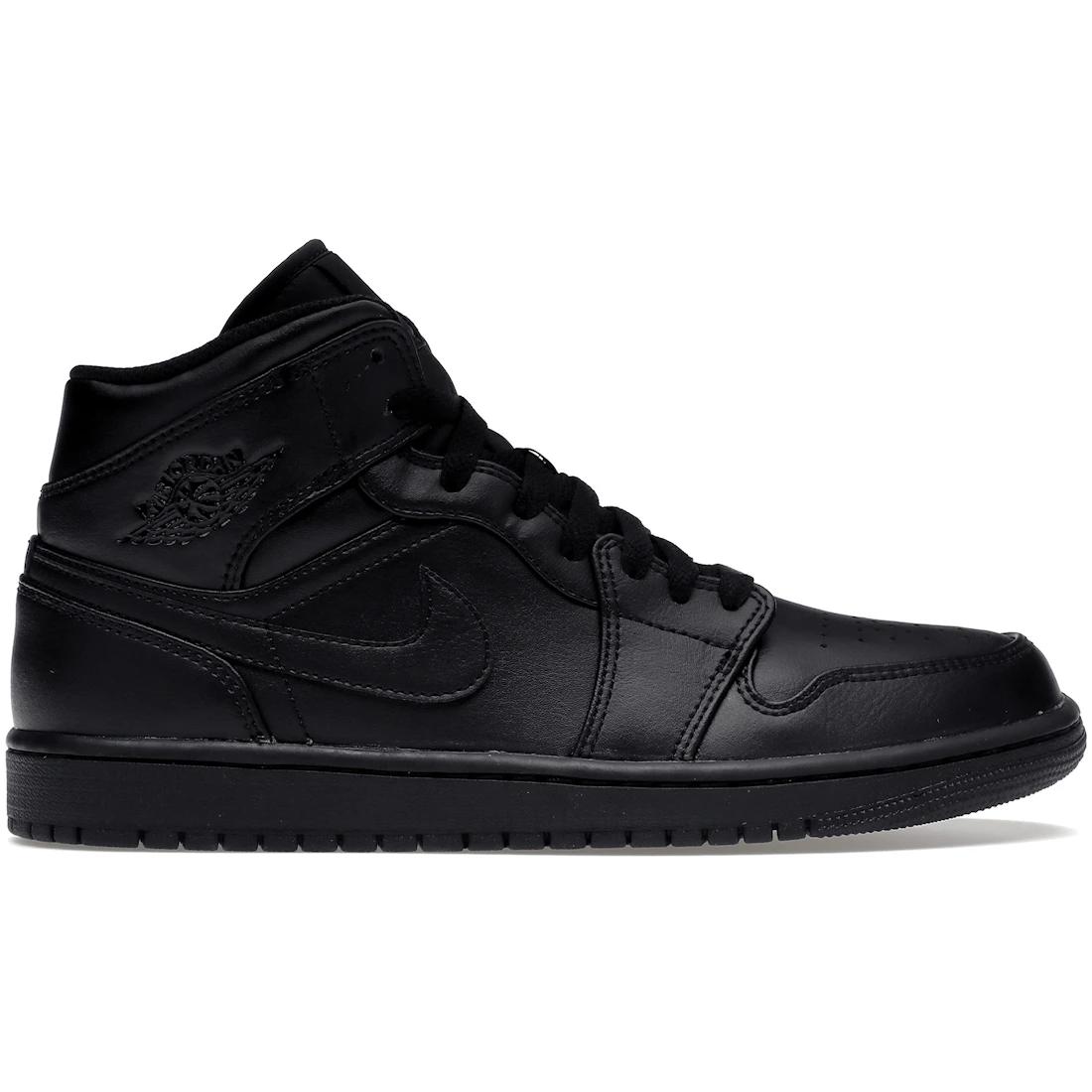 

Кроссовки Jordan 1 Mid Triple Black(554724-093) 41