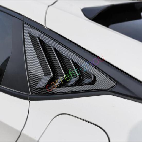 Fit For HONDA CIVIC Hatchback 2022 2023 Side Vent Window Scoop Louver Cover Trim