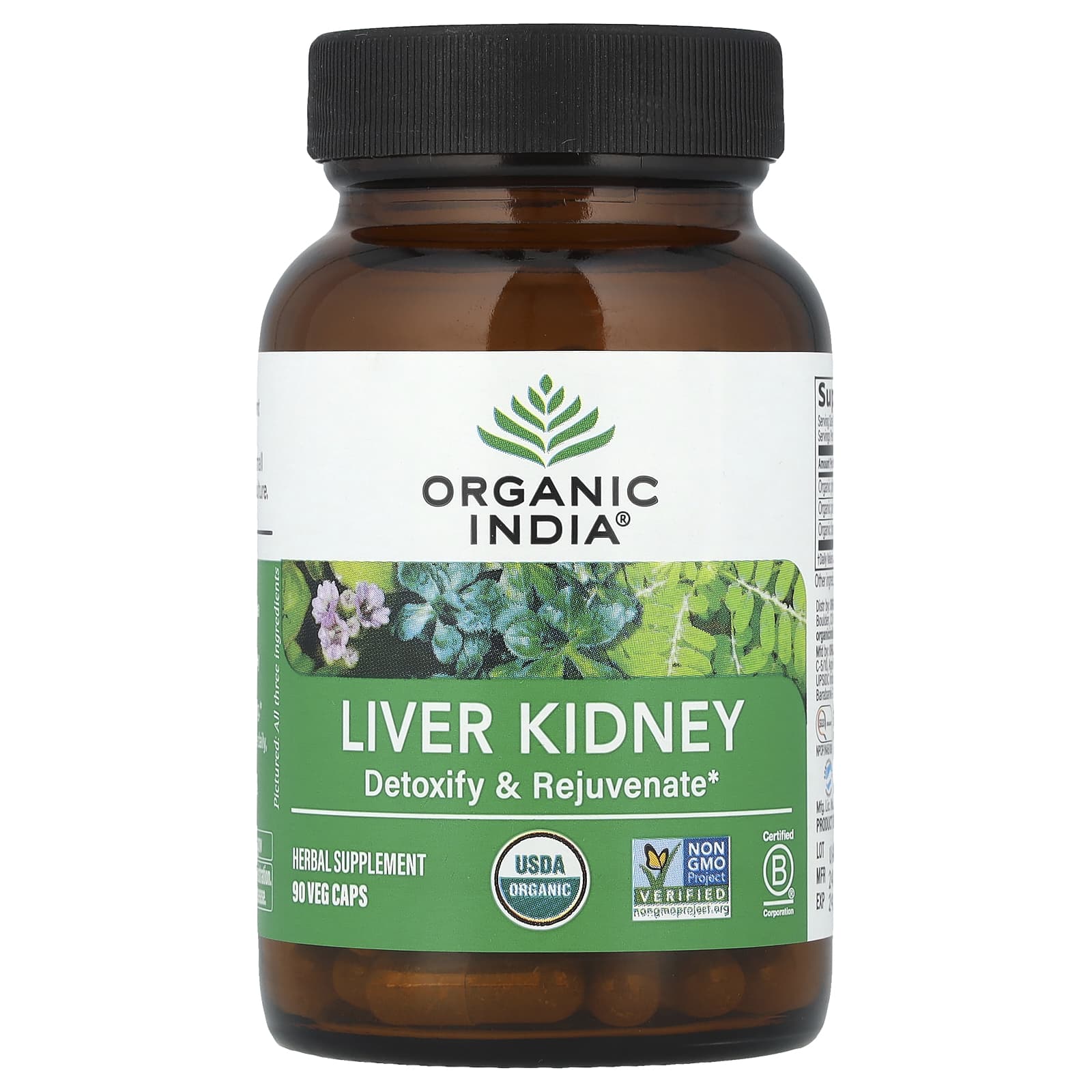 

Liver Kidney, Veggie Capsules 90