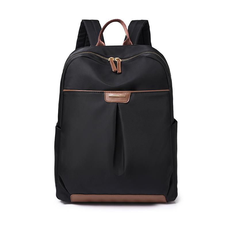 

Однотонний рюкзак Жіночий рюкзак Дорожня сумка чорний